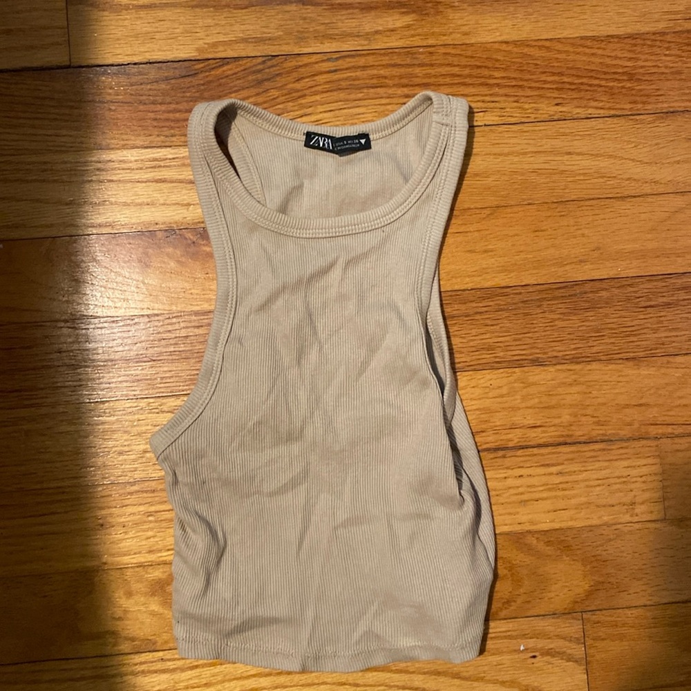 Zara cropped tank size S